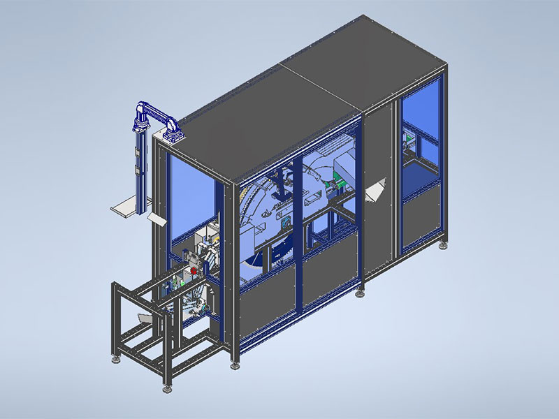 Ice Cream Magnum Stick Visualy and Dimension Selection Quality Control Machine